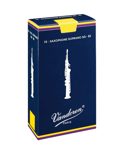 Pack 10 Cañas Saxo Soprano 2.5 Vandoren Classic