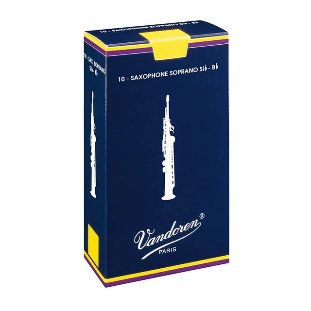 Pack 10 Cañas Saxo Soprano 2.5 Vandoren Classic