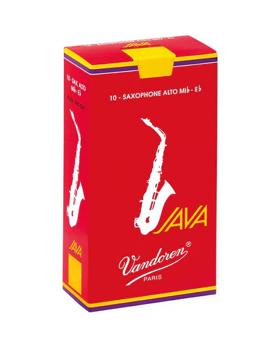 Pack 5 Cañas Saxo Tenor 2.5 Vandoren Java Red