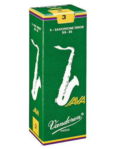 Pack 5 Cañas Saxo Tenor 3.0 Vandoren Java