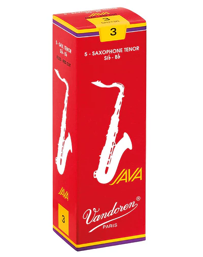 Pack 5 Cañas Saxo Tenor 3.0 Vandoren Java Red