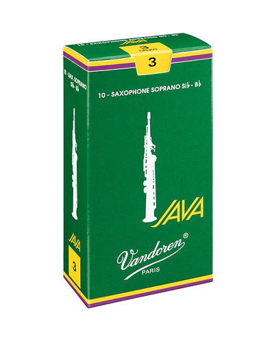 Pack 10 Cañas Saxo Soprano 3.0 Vandoren Java