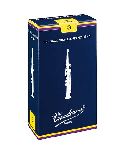 Pack 10 Cañas Saxo Soprano 3.0 Vandoren Classic