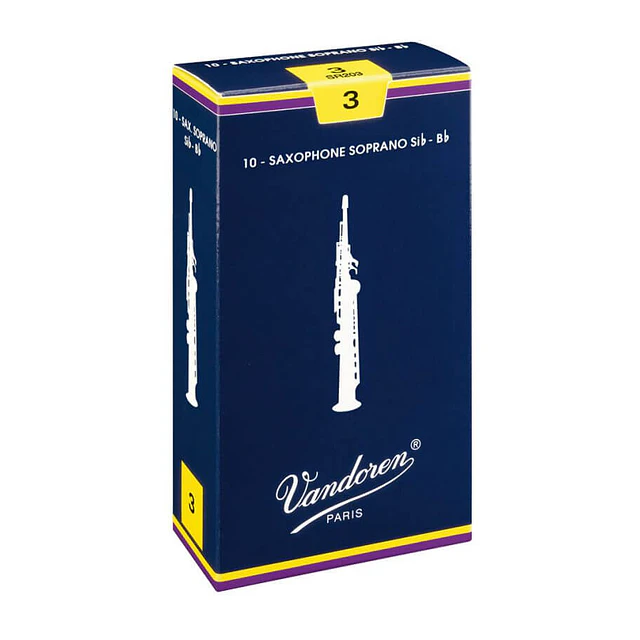 Pack 10 Cañas Saxo Soprano 3.0 Vandoren Classic