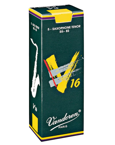 Pack 5 Cañas Saxo Tenor 2.5 Vandoren V16