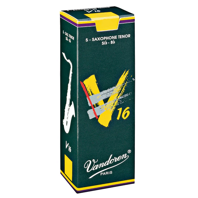 Pack 5 Cañas Saxo Tenor 2.5 Vandoren V16