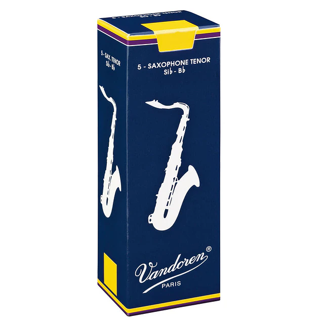 Pack 5 Cañas Saxo Tenor 2.5 Vandoren Classic