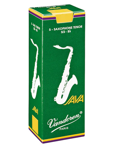 Pack 5 Cañas Saxo Tenor 2.5 Vandoren Java