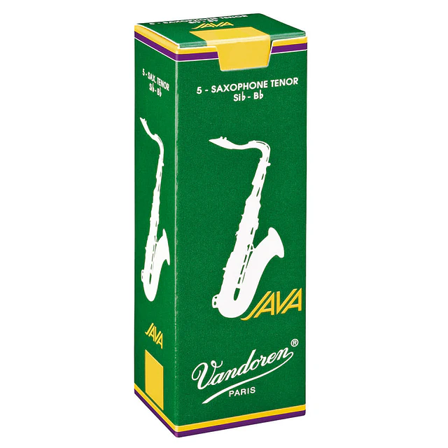 Pack 5 Cañas Saxo Tenor 3.5 Vandoren Java