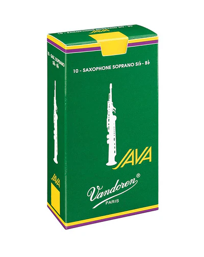 Pack 10 Cañas Saxo Soprano 2.5 Vandoren Java