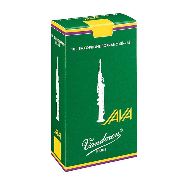 Pack 10 Cañas Saxo Soprano 2.5 Vandoren Java