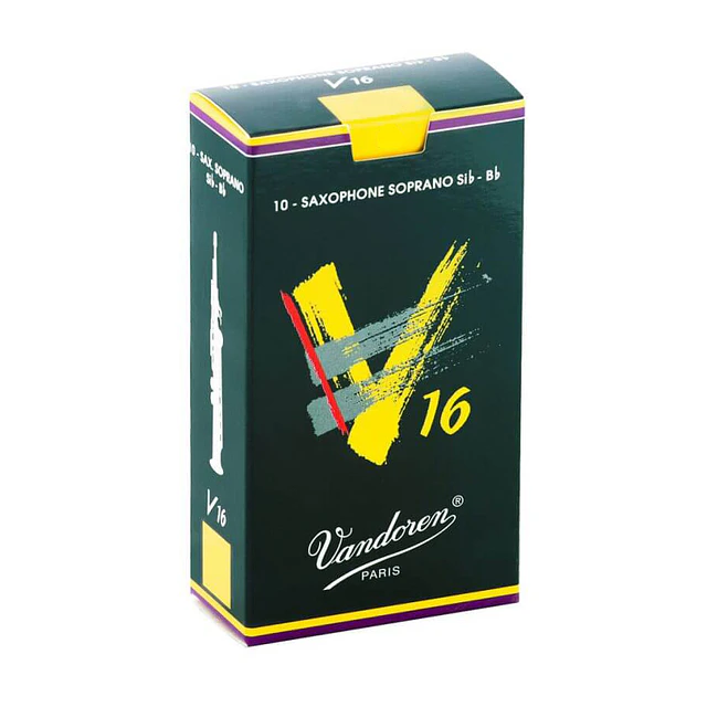 Pack 10 Cañas Saxo Soprano 2.5 Vandoren V16