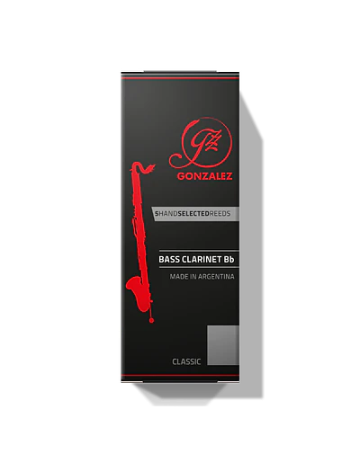Pack 5 Cañas Clarinete Bajo 2.5 González Classic