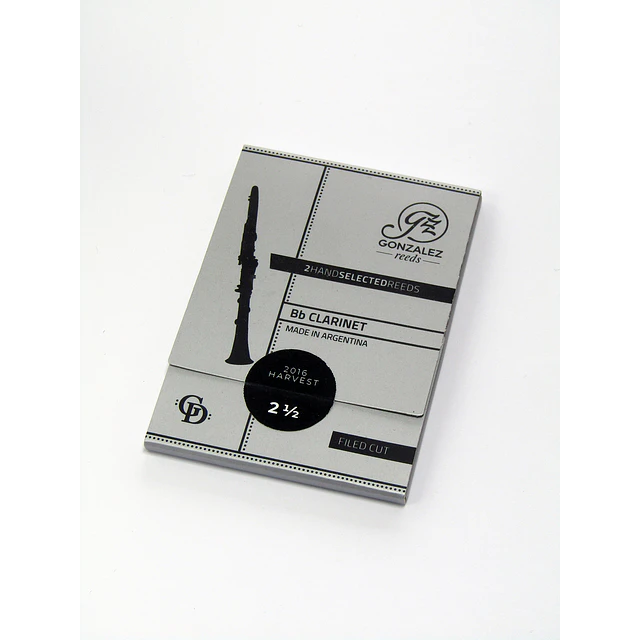 Pack 2 Cañas Clarinete 2.5 González & Dávalos 2