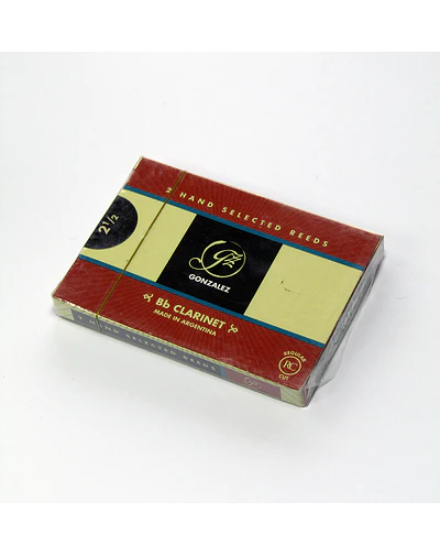 Pack 2 Cañas Clarinete 2.5 González Regular Cut Duo