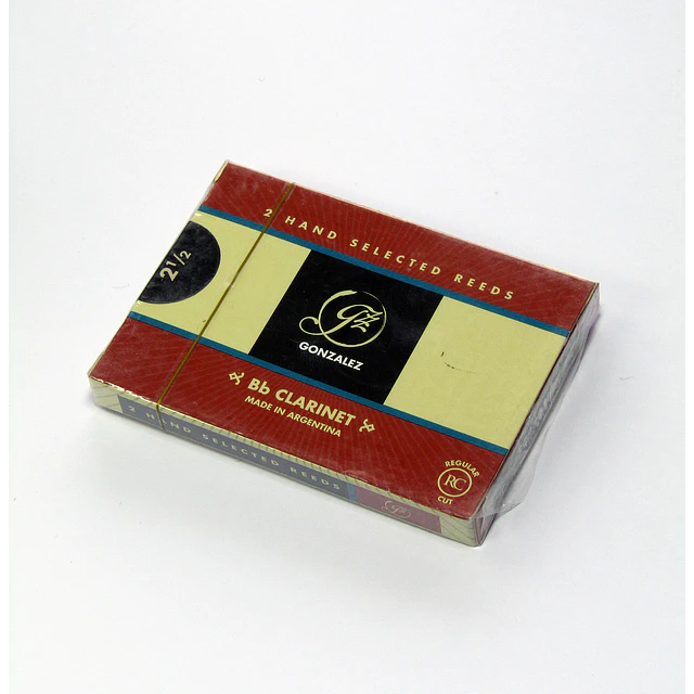 Pack 2 Cañas Clarinete 2.5 González Regular Cut Duo