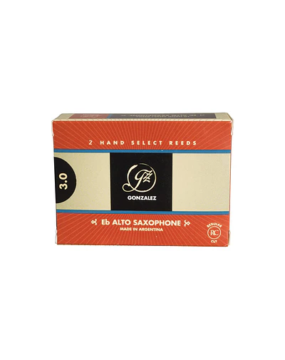 Pack 2 Cañas Saxo Alto 3.0 González Regular Cut Duo