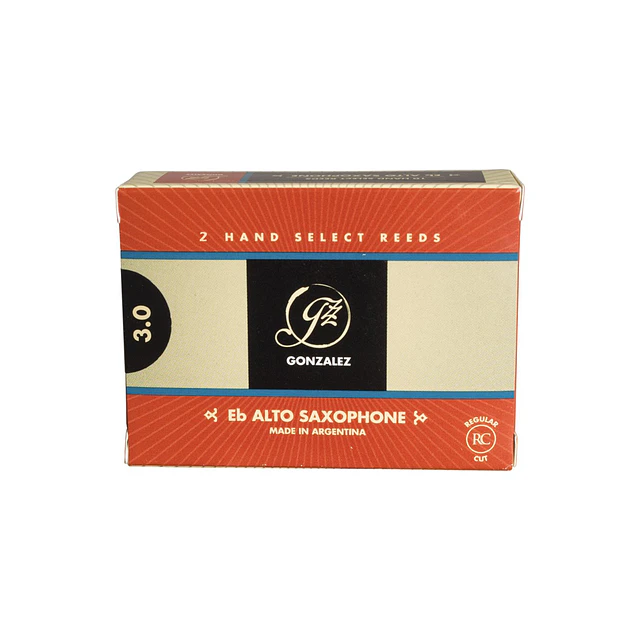 Pack 2 Cañas Saxo Alto 3.0 González Regular Cut Duo
