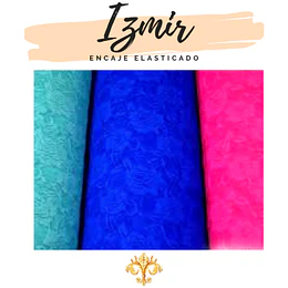 ENCAJE ELASTICADO COLORES