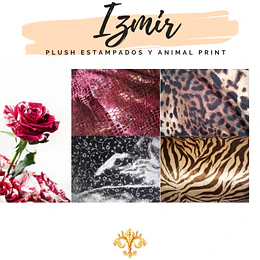PLUSH ESTAMAPADO Y ANIMAL PRINT