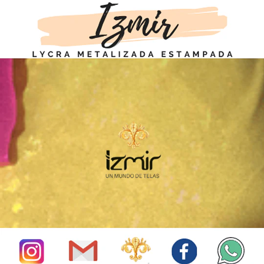 LYCRA METALIZADA DISEÑOS
