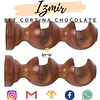 SET DE MADERA CHOCOLATE 2 MT 19/28 MM