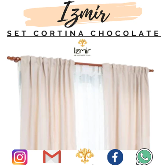 SET DE MADERA CHOCOLATE 2 MT 19/28 MM