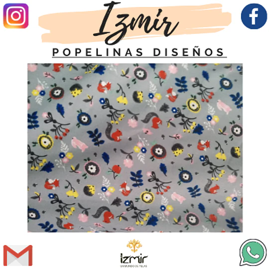 POPELINA DISEÑOS VARIOS