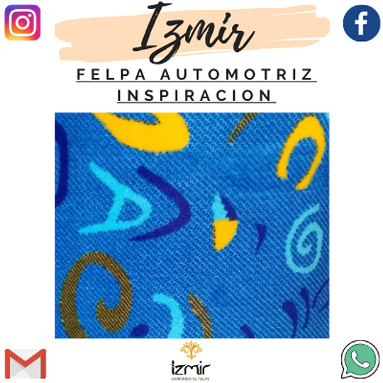 FELPA  AUTOMOTRIZ INSPIRACION