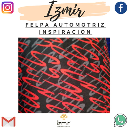 FELPA  AUTOMOTRIZ INSPIRACION