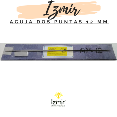AGUJA 2 PUNTAS DE 12