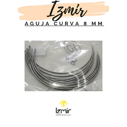 AGUJA CURVA 8 MM