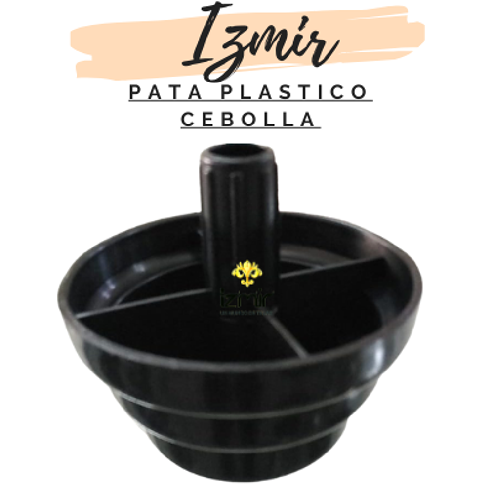 PATA PLASTICA NEGRA CEBOLLA