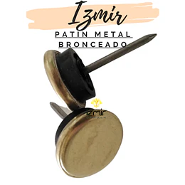 PATIN METAL BRONCEADO
