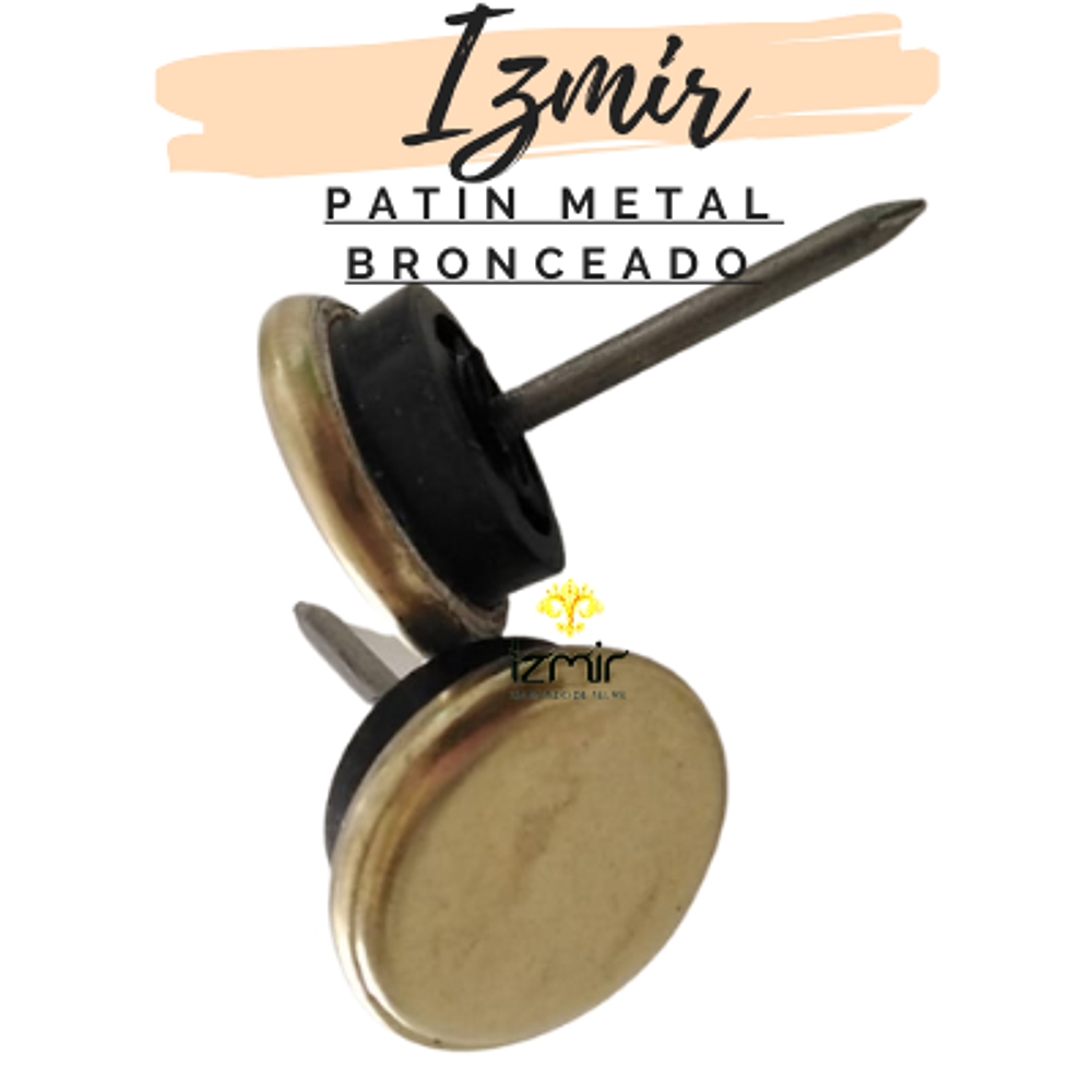 PATIN METAL BRONCEADO