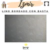 LINO BORDADO CON BASTA