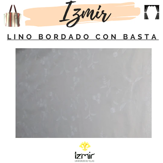 LINO BORDADO CON BASTA