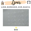 LINO BORDADO CON BASTA