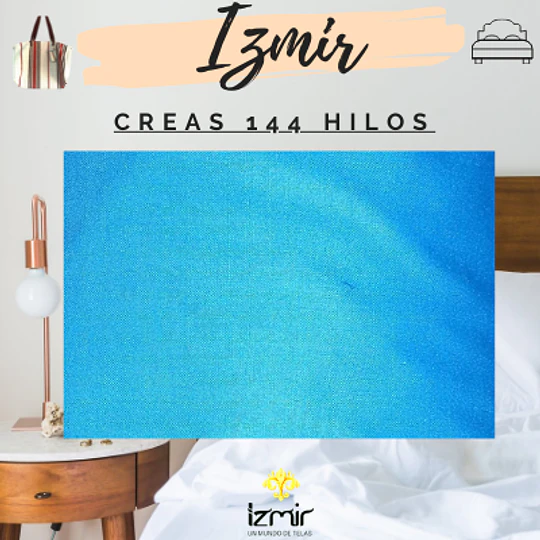 CREA 144 HILOS ESTAMPADA
