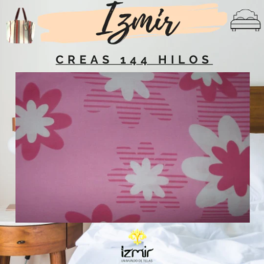 CREA 144 HILOS ESTAMPADA