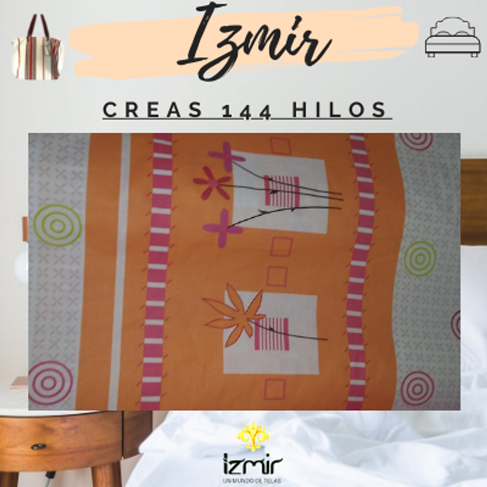 CREA 144 HILOS ESTAMPADA