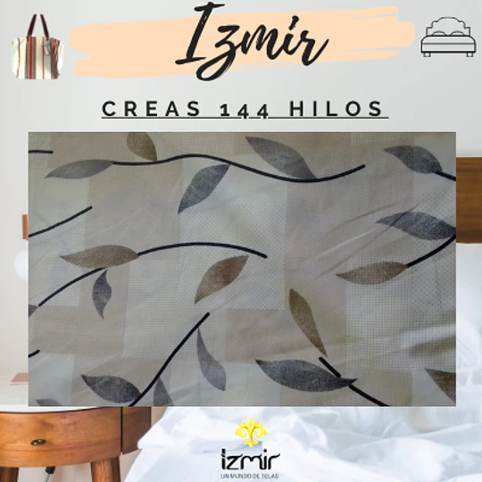 CREA 144 HILOS ESTAMPADA