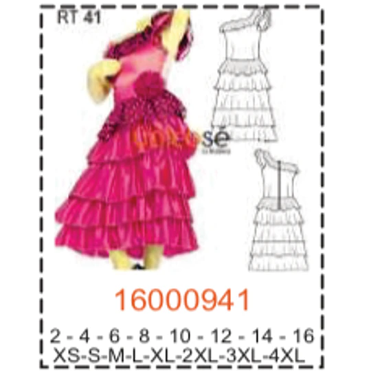 MOLDE TRAJES TIPICOS MUJER 1