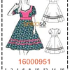 MOLDE TRAJES TIPICOS MUJER 1