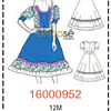 MOLDE TRAJES TIPICOS MUJER 1
