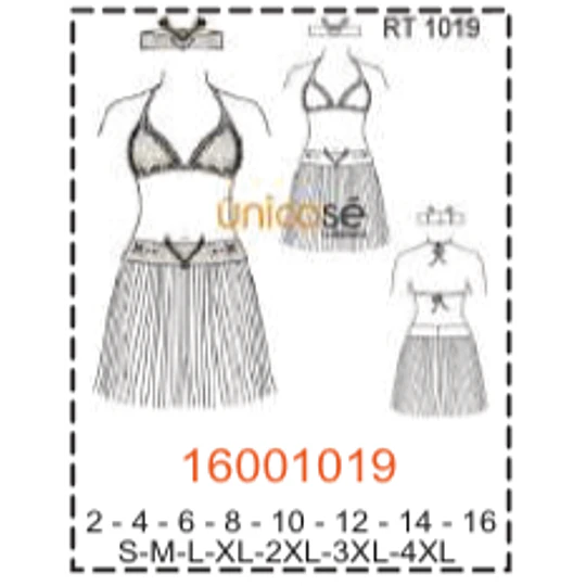 MOLDE TRAJES TIPICOS MUJER 1