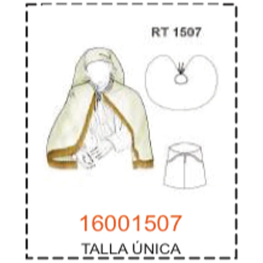 MOLDE TRAJES TIPICOS MUJER 1