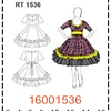 MOLDE TRAJES TIPICOS MUJER 1