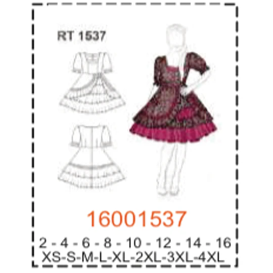 MOLDE TRAJES TIPICOS MUJER 1