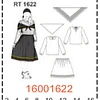 MOLDE TRAJES TIPICOS MUJER 2